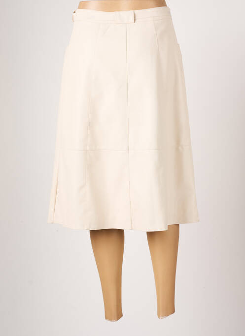 Fustă midi bej MORGAN femeie