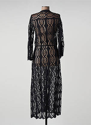 Rochie lungă mâneci lungi mâneci lungi negru VALERIE KHALFON femme