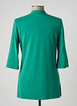 Top elasticitate mâneci 3/4 verde AHIMARIA femeie