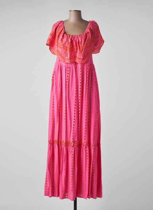 Rochie lungă roz VALERIE KHALFON femeie