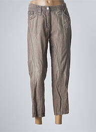 Pantalon 7/8 elasticitate mărime normală maro BLUE WILLI'S femeie