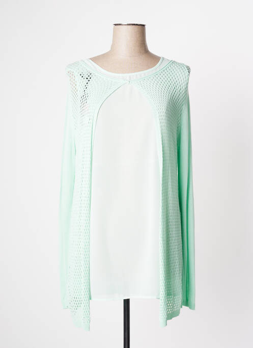 Pulover tunică verde LOUISE OROP femeie