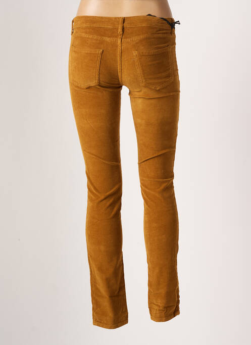 Pantalon slim galben FIVE PM femeie
