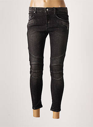 Blugi cu croială slim negru UNIQUE DNM femeie