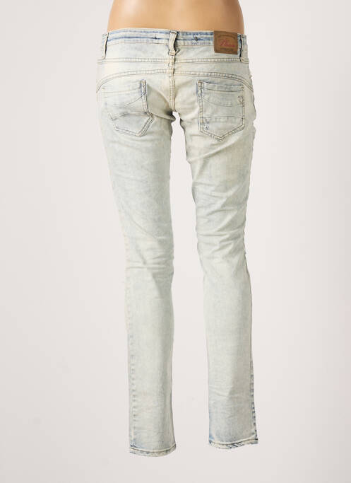 Blugi cu croială slim albastru PLEASE femeie