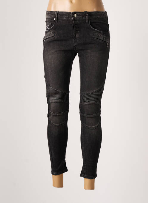 Blugi cu croială slim negru UNIQUE DNM femeie
