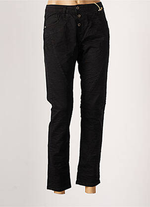 Pantalon 7/8 mărime normală mărime normală negru PLEASE femeie