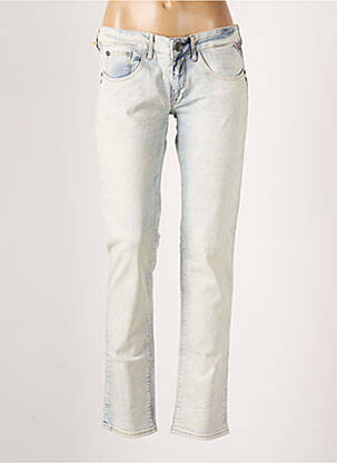 Blugi cu croială dreaptă albastru REPLAY femeie