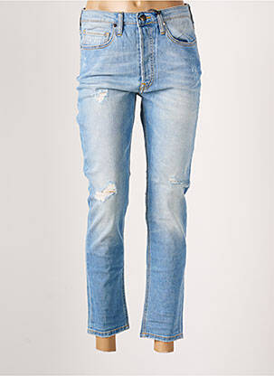 Blugi cu croială slim albastru UNIQUE DNM femeie