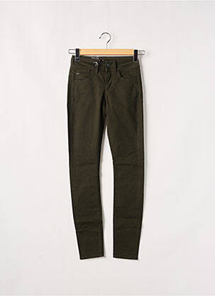 Pantalon slim verde G STAR femeie