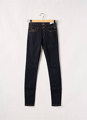 Blugi cu croială slim albastru REPLAY femeie