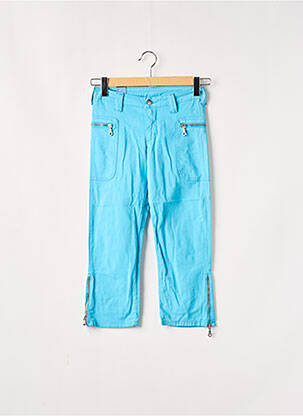 Pantalon trei sferturi albastru CIMARRON fată