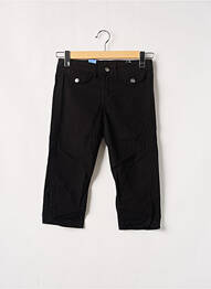 Pantalon trei sferturi subțire negru CIMARRON fată