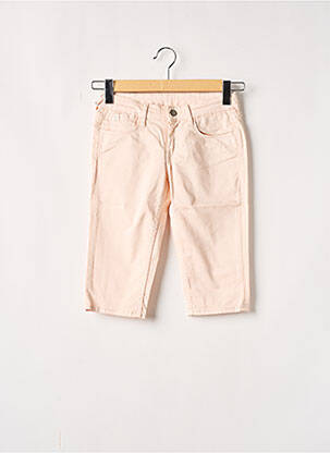 Pantalon trei sferturi roz LE TEMPS DES CERISES fată