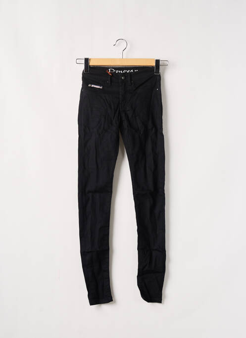 Pantalon slim conic mărime normală negru DONOVAN femme