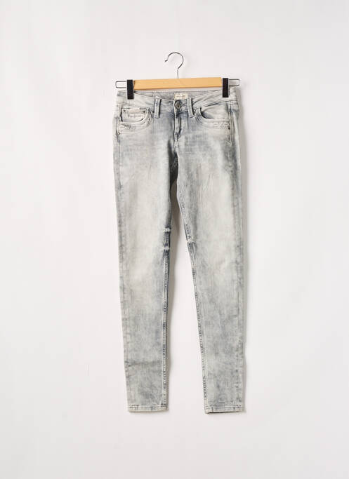 Blugi cu croială slim gri PEPE JEANS femeie