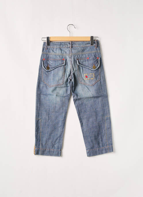 Pantalon trei sferturi albastru CHIPIE fată