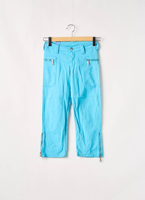 Pantalon trei sferturi albastru CIMARRON fată