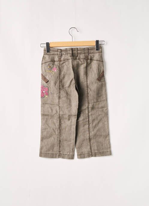 Pantalon trei sferturi maro OXBOW fată