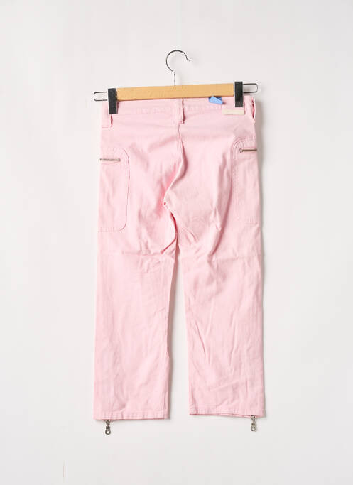 Pantalon trei sferturi roz CIMARRON fată