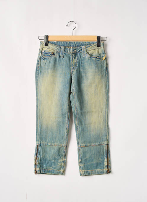 Pantalon trei sferturi albastru TEDDY SMITH fată