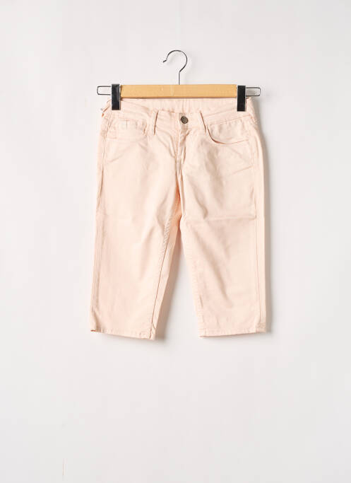 Pantalon trei sferturi roz LE TEMPS DES CERISES fată