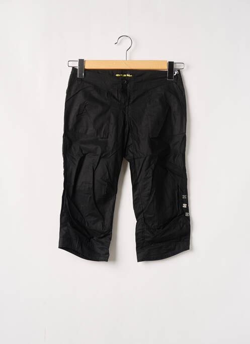 Pantalon trei sferturi negru CHIPIE fată