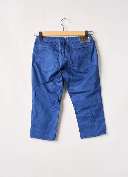 Pantalon trei sferturi albastru LE TEMPS DES CERISES fată