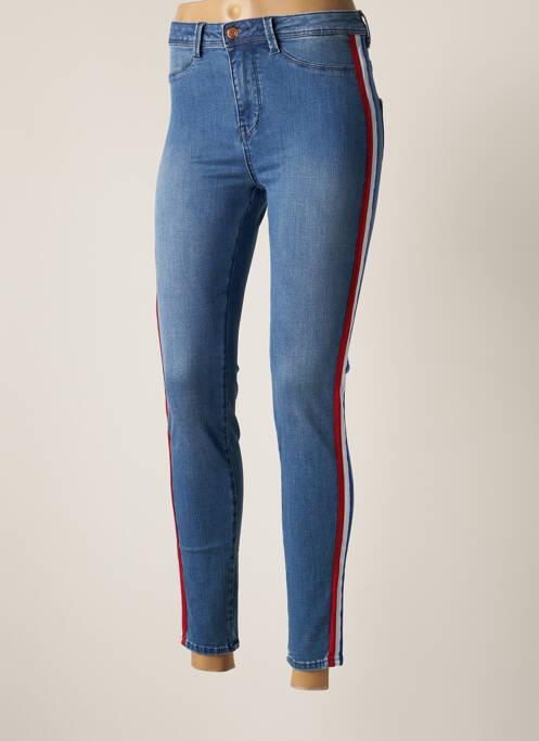 Blugi cu croială slim subțire mărime normală albastru TEDDY SMITH femme