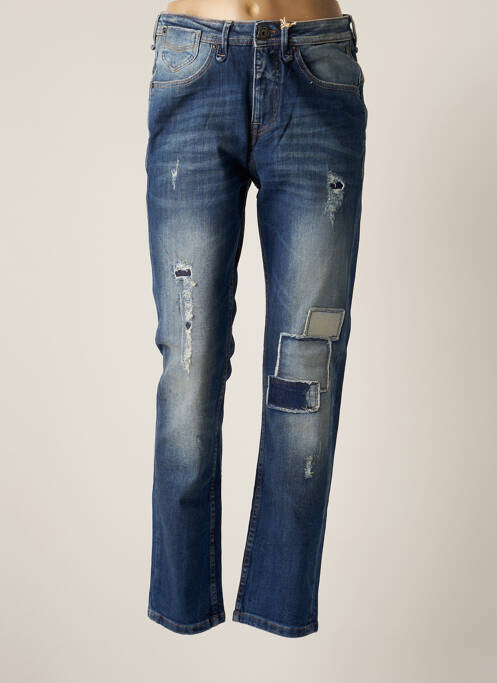 Blugi cu croială dreaptă albastru FREEMAN T.PORTER femeie