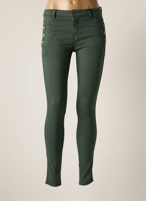 Pantalon slim verde HEARTLESS JEANS femeie