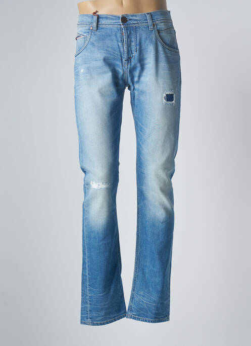 Blugi cu croială slim albastru DONOVAN bărbat