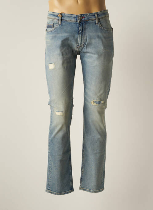 Blugi cu croială slim albastru TEDDY SMITH bărbat