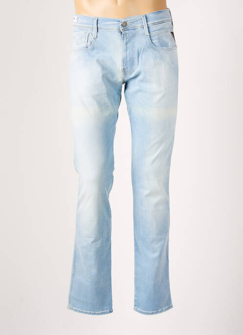 Blugi cu croială slim albastru REPLAY bărbat