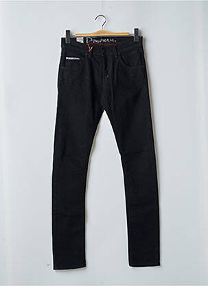 Blugi cu croială slim negru DONOVAN bărbat