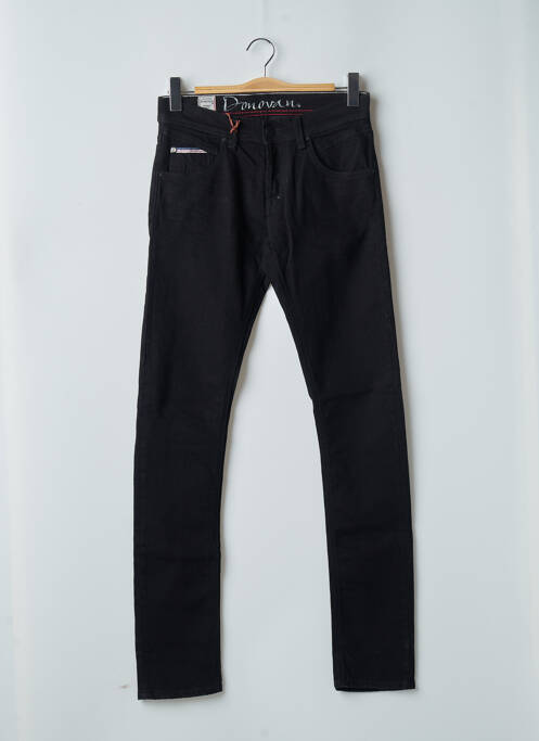 Blugi cu croială slim negru DONOVAN bărbat