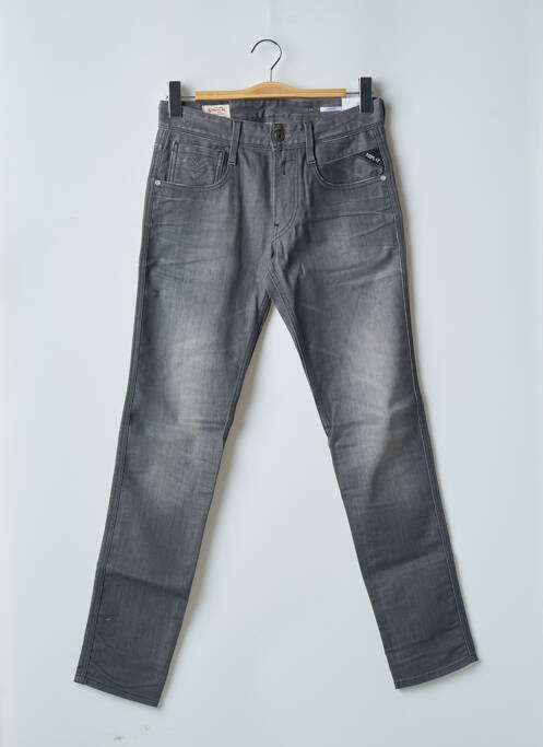 Blugi cu croială slim gri REPLAY bărbat