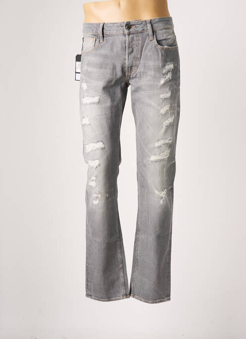 Blugi cu croială slim gri LE TEMPS DES CERISES bărbat