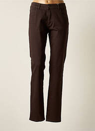 Pantalon slim conic mărime normală maro PARA MI femme