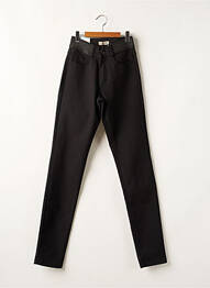 Pantalon slim talie elastică mărime normală negru PARA MI femme