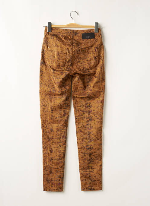 Pantalon slim maro EVA KAYAN femeie