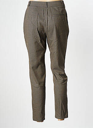Pantalon 7/8 talie înaltă talie înaltă maro BONOBO femeie