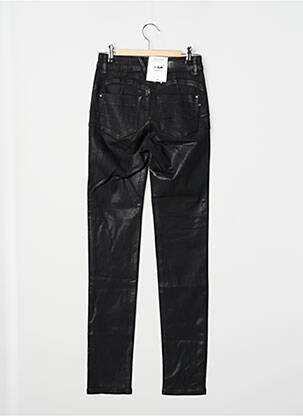 Pantalon slim talie înaltă talie înaltă negru BONOBO femeie