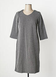 Rochie midi mâneci 3/4 mâneci 3/4 gri DAMART femeie