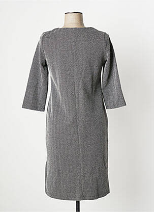 Rochie midi mâneci 3/4 mâneci 3/4 gri DAMART femeie
