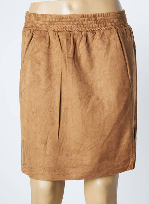 Fustă scurtă maro SPARKZ femeie