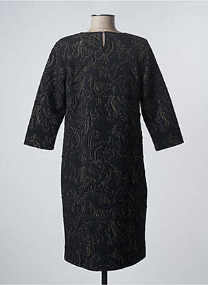 Rochie midi mâneci 3/4 mâneci 3/4 negru DAMART femeie