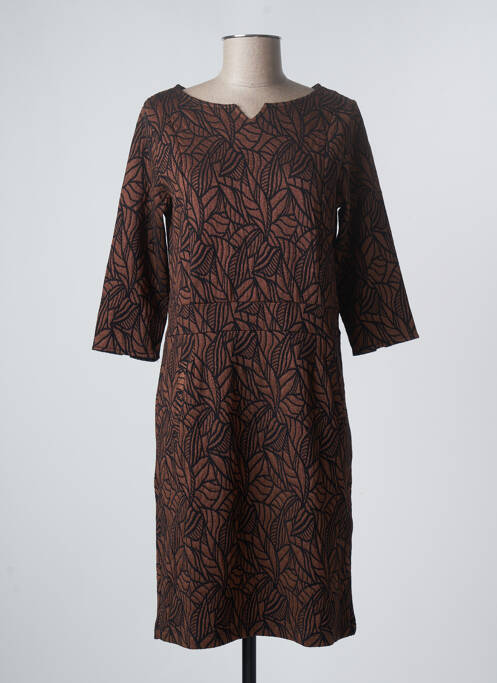 Rochie midi maro DAMART femeie