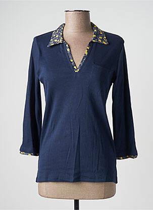 Tricou mâneci 3/4 mâneci 3/4 albastru DAMART femeie