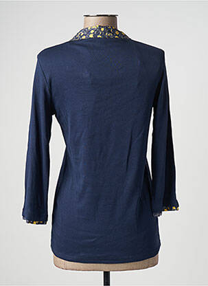 Tricou mâneci 3/4 mâneci 3/4 albastru DAMART femeie
